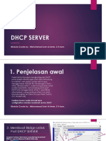 Tahap 2 DHCP SERVER