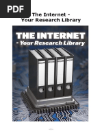 The Internet - Your Research Library