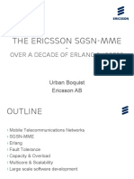 The Ericsson Sgsn-Mme - : Over A Decade of Erlang Success