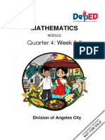 Mathematics: Quarter 4: Week 6-8