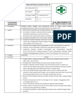 Sop Cara Penyuntikan Vaksin Covid-19