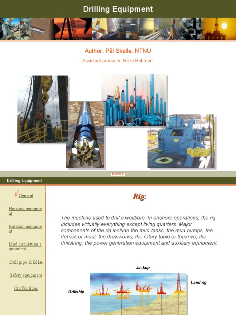 Essential Drilling Equipment Overview | PDF | Drilling Rig | Oil Well