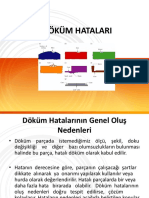 Döküm Hataları