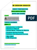 System Design Basics: Placement Preparation (Exclusive Notes) (Save and Share)