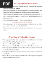 Crawling and Cogging of Induction Motor: Now The Question Arises Why This Happens?