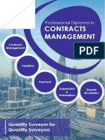 Contracts Management: Professional Diploma in