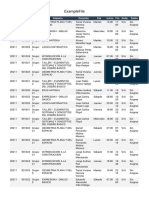 Horarios clases arquitectura