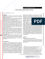 Estimating Changes in Free-Living Energy Intake and Its Confidence Interval