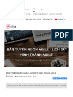 Bản tuyên ngôn Agile - và lịch sử hình thành Agile - Atoha