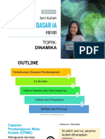 Koefisien gesek statis antara balok dengan bidang miring adalah 1/3 √3