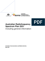 Australian Radiofrequency Spectrum Plan 2021 - Including General Information