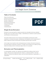 An Introduction To Single Screw Extrusion: Table of Contents