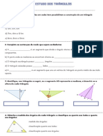 8º Ano - Revisão Triangulos