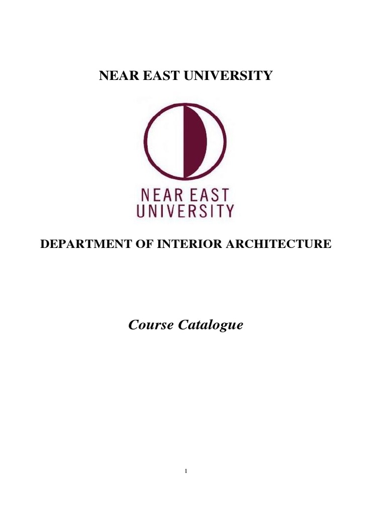 Interior Architecture Course Guide | PDF | Course Credit | Design