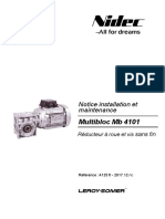 Multibloc MB 4101: Notice Installation Et Maintenance