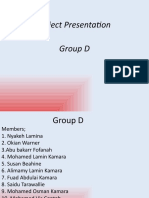 Group D Project Finance