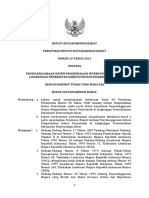 Bupati Kotawaringin Barat Peraturan Bupati Kotawaringin Barat Nomor 10 Tahun 2011 Tentang