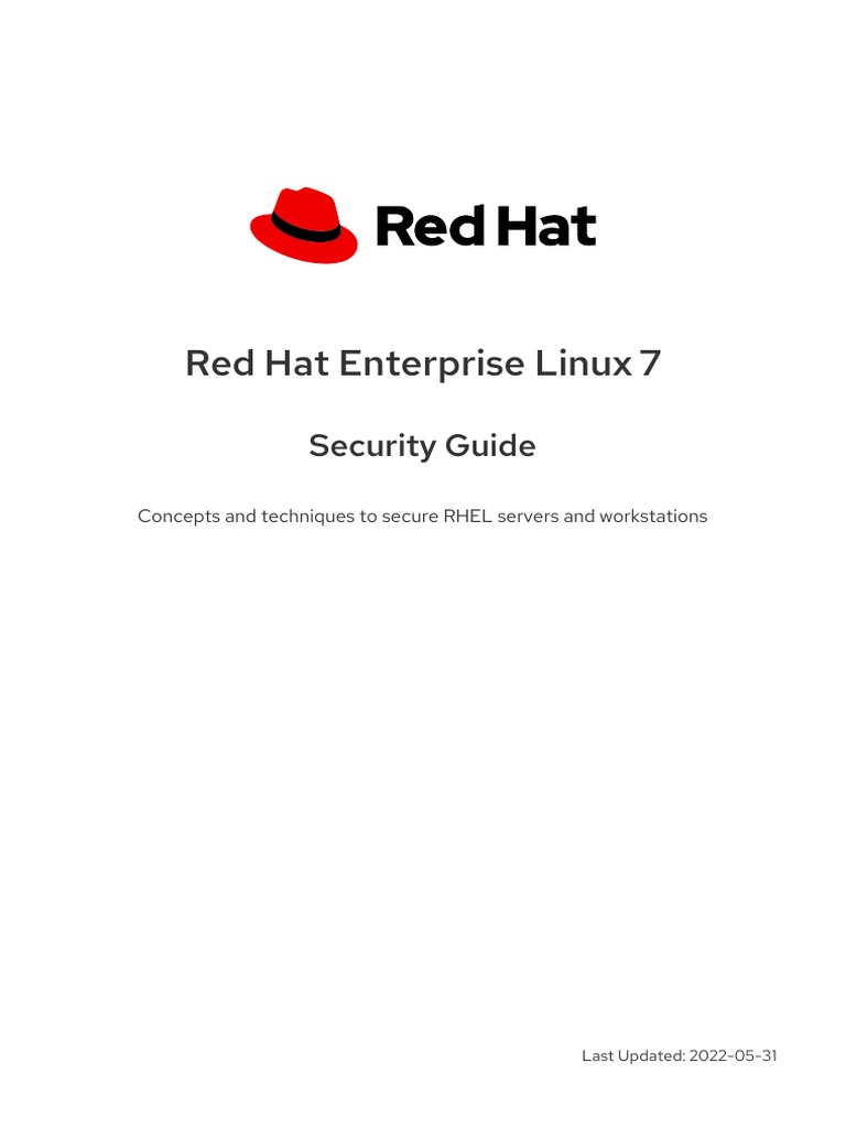 Red Hat Enterprise Linux-7-Security Guide-En-Us | PDF | Information ...