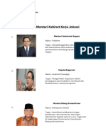 Tugas PKN Kabinet Jokowi