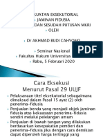 Materi - DR Akhmad Budi Cahyono SH MH