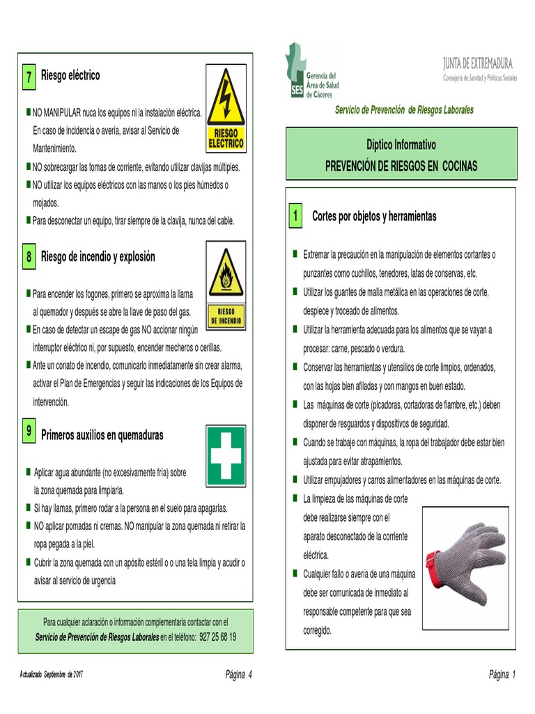 Prevención de Riesgos en Cocinas | PDF | Comida y bebida