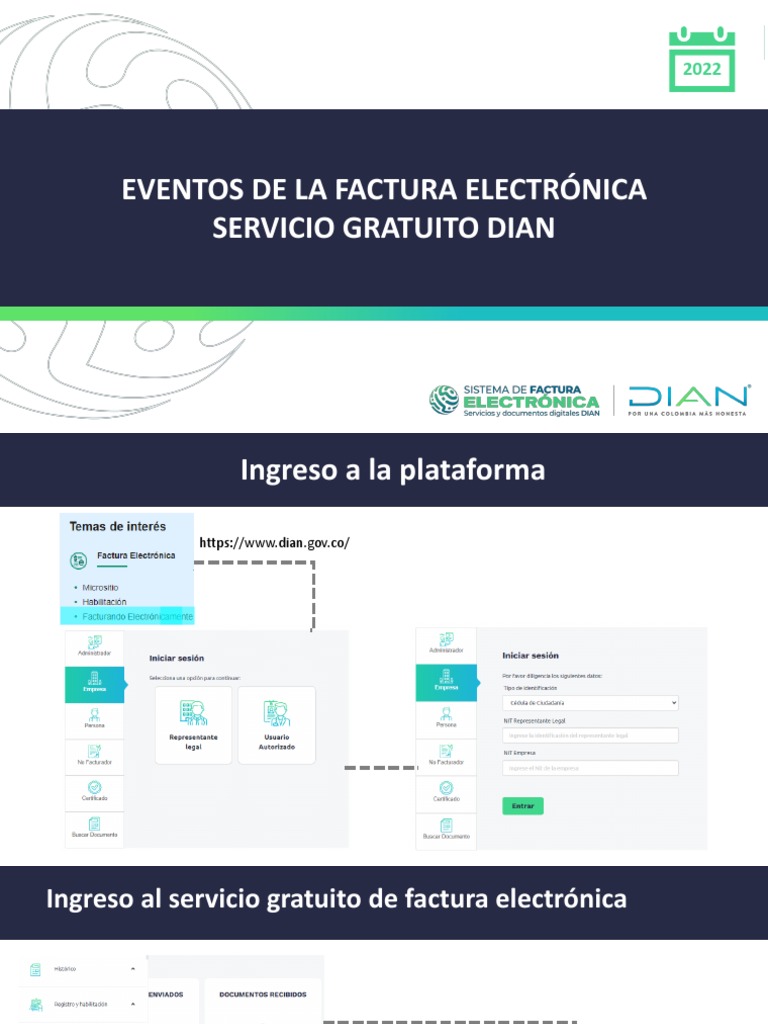 Eventos de Factura Electrónica DIAN | PDF | Factura | Informática