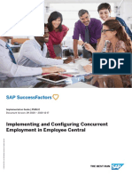 Implementing and Configuring Concurrent Employment in Employee Central