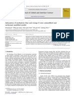 Adsorption of methylene blue and orange II onto unmodified and surfactant-modified zeolite