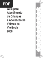 Guia paravatendimento de criança e adolescente vitima de violencia