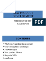 New Product Development: Presented by R.Abirami