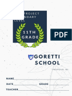 Goretti School Life Project Proposal