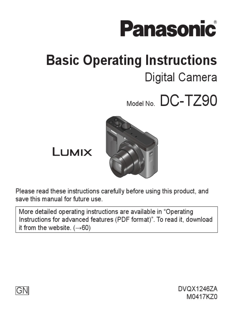 【付属品＋α】LUMIX DC-TZ90 パナソニック★箱・説明書★動作確認済 Panasonc DC-TZ90 - BASIC-Operating - Instructions - User - Manual