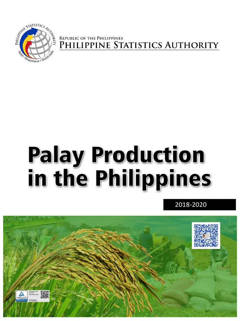 Palay Production in The Philippines, 2018-2020 | PDF | Mindanao | Rice