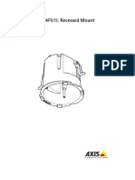 AXIS T94F01L Recessed Mount