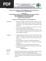 8.7.2 EP 3 SK TENTANG  KETERLIBATAN PETUGAS PEMBERI PELAYANAN KLINIS