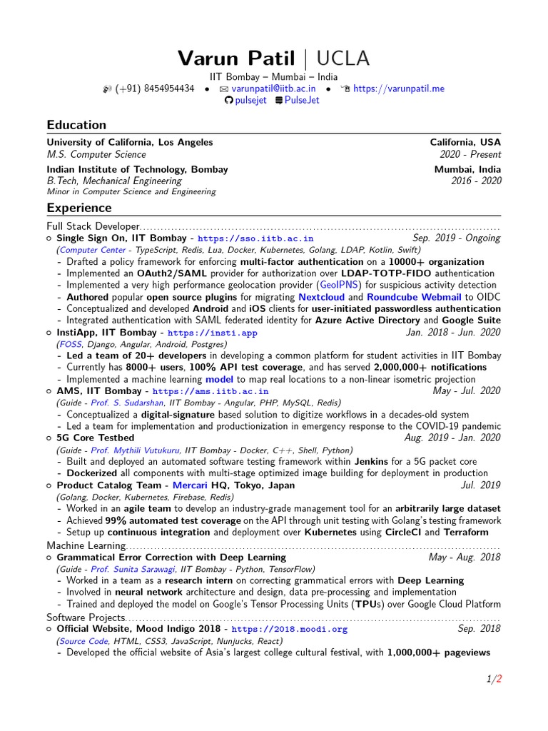 Projects For Sde Role