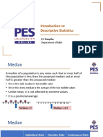 Introduction To Descriptive Statistics: K S Deepika