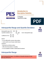 Introduction To Descriptive Statistics: K S Deepika