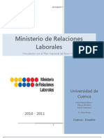 PNBV - Ministerio de Relaciones Laborales