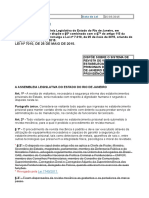 Lei 7010 de 25-05-2015 - Disões Sobre o Sistema de Revista de Visitantes No Estado Do RJ