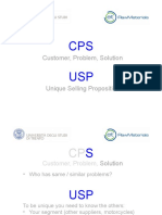 CPS USP: Customer, Problem, Solution