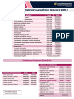 Calendario - Academico 2020