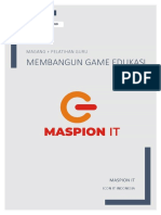 Materi Magang Pelatihan Membangun Game Edukasi Unity