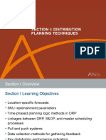 APICS - CPIM - PT 2 - 2019 - Distribution Planning Techniques - SecI