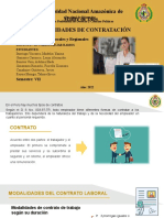 Modalidades de Contratacion