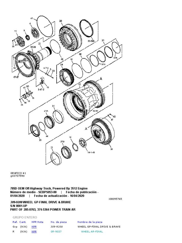 785D OEM Off-Highway Truck DMC00001-UP (MACHINE) POWERED BY 3512 Engine ...