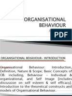 Organisational Behaviour: Jaya Bhasin