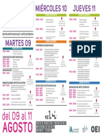 Agenda Del 1er Mercado de Las Artes de Guayaquil Actualizada