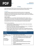 Pocket Card - IV Fluids - September 2021