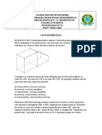 Lista de Exercícios - Geometria de Posição PDF